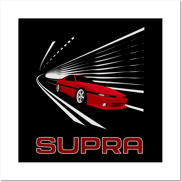 Supra Mk3 Wall Art by AutomotiveArt